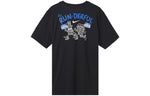 Nike Dri-FIT Back Cartoon Alphabet Pattern Printing Round Neck Breathable Running Short Sleeve Black DO0771-010