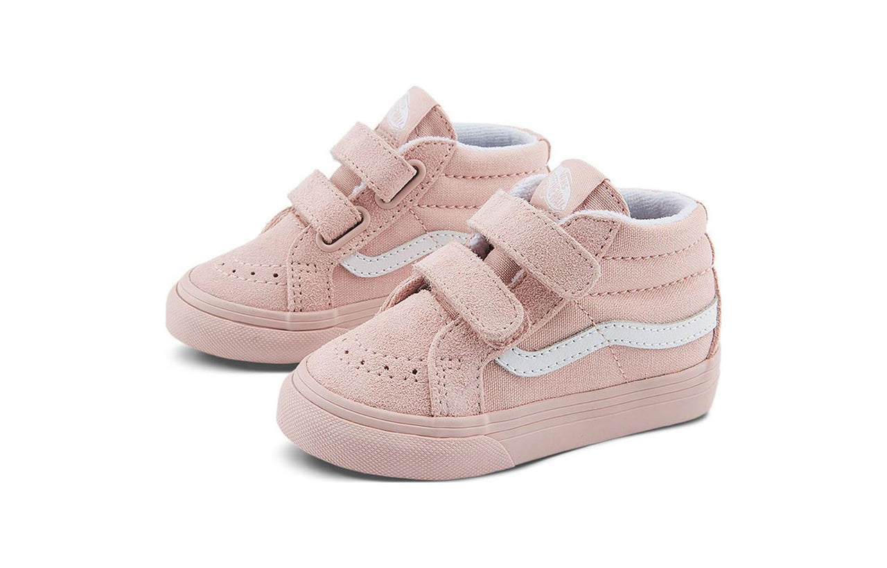 (TD) Vans Sk8-Mid Reissue Pastel Mono Shoes 'Rose Pink' VN00018WBQL