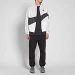 Nike Lab Heritage Jacket White Black BIG SWOOSH 'Black White' AA1569-100