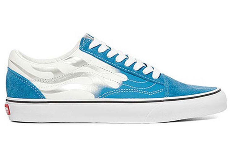 Vans Old Skool 'Flame - Mediterranian Blue' VN0A4U3BXF0
