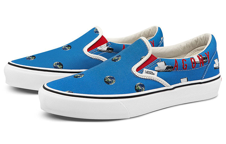Vans Cali Thornhill Dewitt x Vault Classic Slip-On LX 'Blue Crisis Actor' VN0A3QXY61H