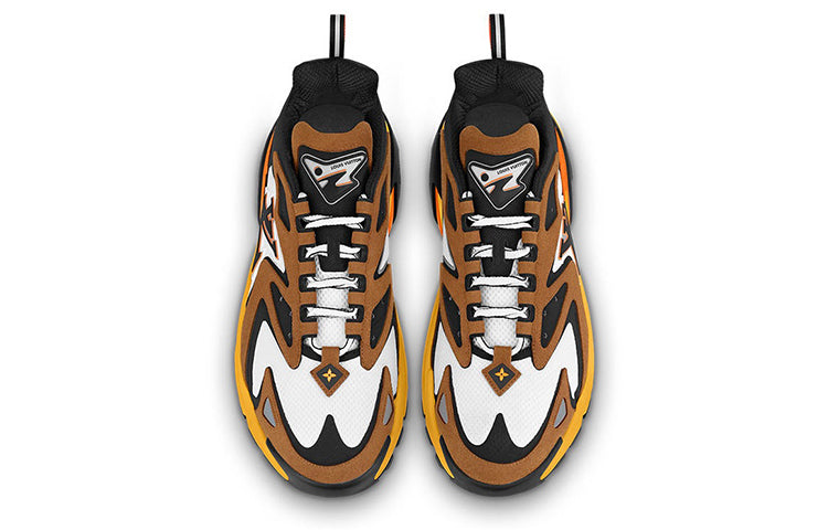 LOUIS VUITTON Runner Tatic Sneakers 'Orange White Brown' 1A9BNT