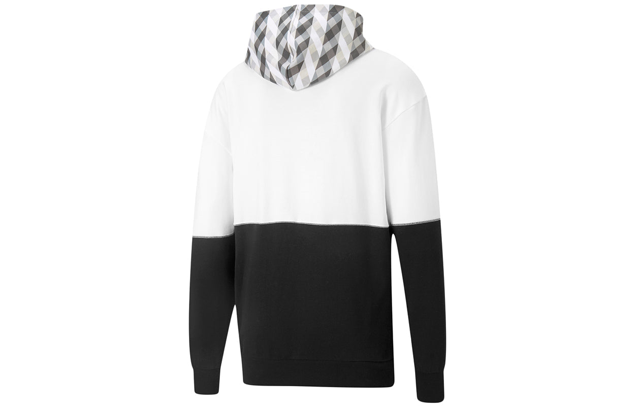 PUMA Kontrast Hoodie 'White Black' 531309-02