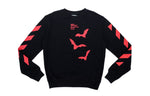 Off-White Bats Logo Round Neck Slim-Fit Sweater OMBA025E19D250071020