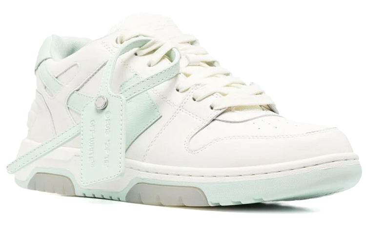 Off-White Out Of Office Low-Top Sneakers Mint-Green OMIA189S21LEA0010151