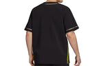 adidas originals Athleisure Casual Sports Breathable Short Sleeve Shirt Black GK5912