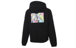 (WMNS) PUMA Downtown Printing Logo Hoodie Black 533049-51