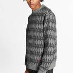 LOUIS VUITTON x NBA Logo Print Sweatshirt M Grey 1A8FLQ