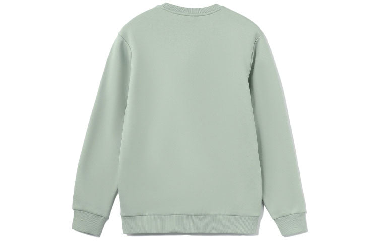 Li-Ning Wade Series Logo Printing Fleece Lined Stay Warm Reflective Pullover 'Green' AWDR839-4