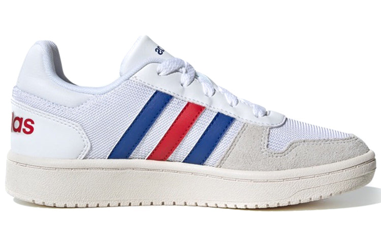 (GS) adidas Hoops 2.0 K 'White Blue Red' FW9120