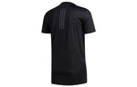 adidas Solid Color Training Sports Short Sleeve Black GL7305