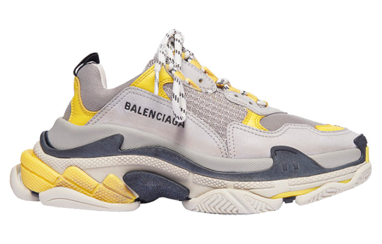 (WMNS) Balenciaga Triple S Trainer 'Yellow Grey' 524039W09OH7074