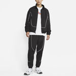 Nike MENS Throwback Multicolor Tat Basketball Stand Collar Jacket Black CV1932-011