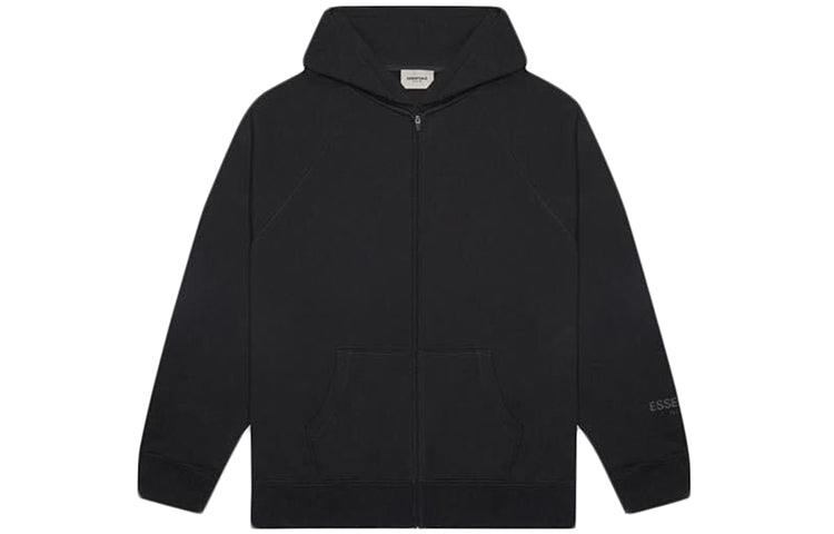 Fear of God Essentials SS20 Full Zip Up 'Black' FOG-SS20-423