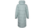Men's adidas Outdoor Hooded Long Down Jacket Green GF0084
