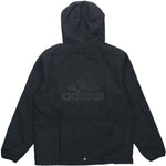 Men's adidas Mh Lite Wvjkt Athleisure Casual Sports Hooded Solid Color Woven Jacket Autumn Black HM2976