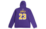 Nike NBA lakers LeBron James Basketball Sports Fleece Lined Pullover Purple AV0401-504