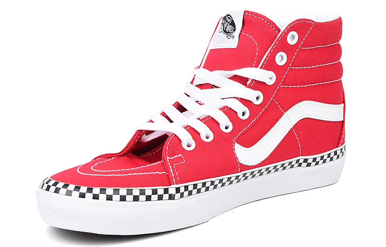 Vans SK8-HI 'Check Foxing - Racing Red' VN0A38GEVS5