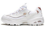 (WMNS) Skechers D'Lites Copper Divine Low-Top Daddy Shoes Creamy 13145-WTRG