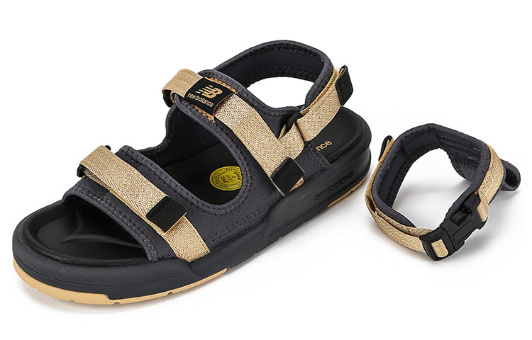 New Balance Unisex 4243 Series Sandals Black/Gold SD4243GD