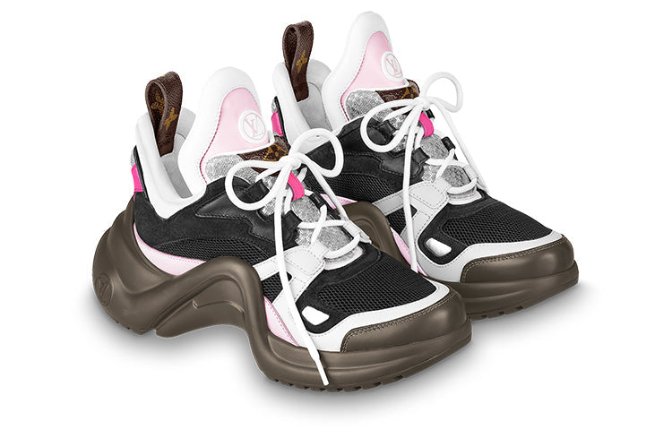(WMNS) LOUIS VUITTON Archlight Sneakers 'Black Pink Brown' 1A957E