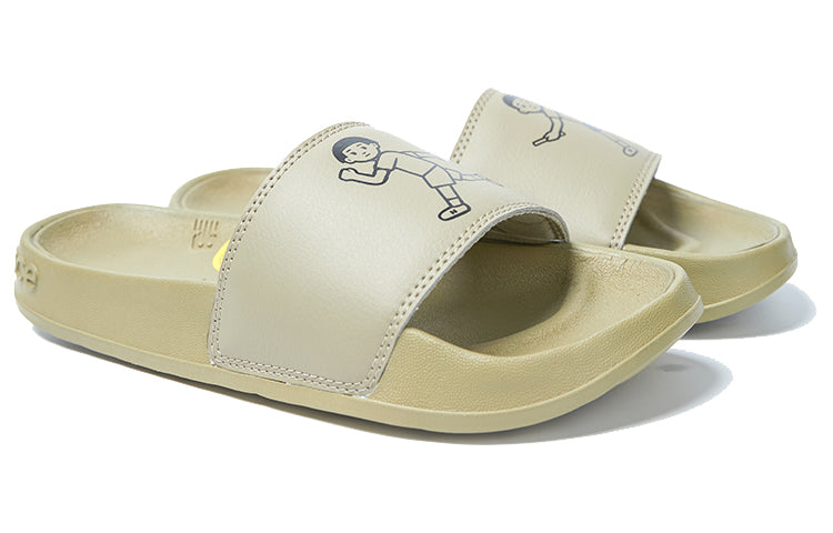 (WMNS) New Balance x Noritake Green B Wide Slippers SWF200NO