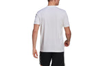 Men's adidas Printing Round Neck Short Sleeve Sports Short Sleeve White T-Shirt GL3262