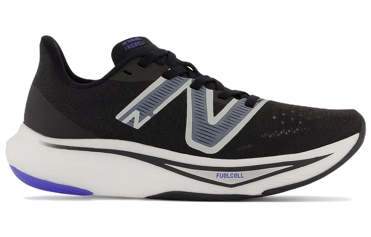 (WMNS) New Balance FuelCell Rebel v3 'Black Vibrant Spring Glo' WFCXMB3