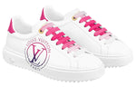 (WMNS) LOUIS VUITTON LV Time Out Sneakers 'White Pink' 1AA1BL