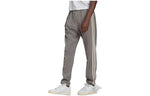 Men's adidas originals Sports Stripe Logo Casual Long Pants/Trousers Gray HD4810