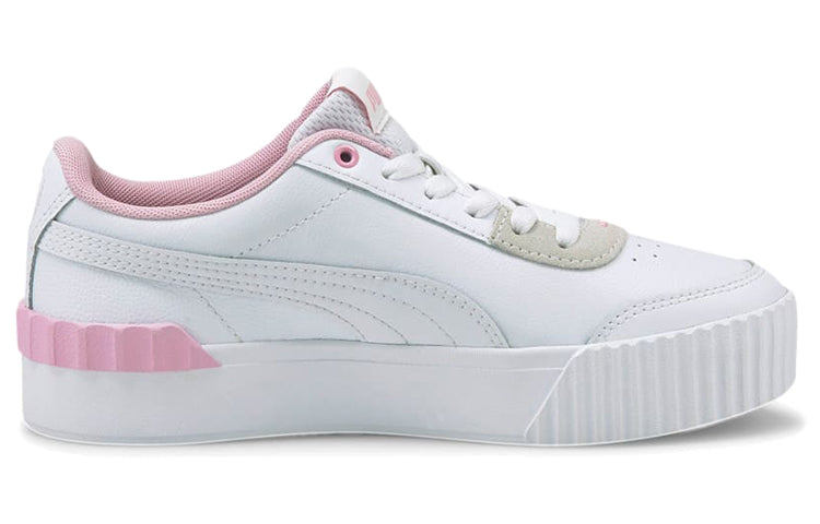 (WMNS) PUMA Carina Lift Casual Board Shoes White/Pink 373031-10