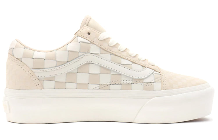 Vans Old Skool Platform 'Woven - Blanc De Blanc' VN0A5KX99GY