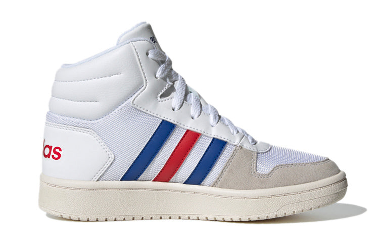 (GS) adidas Hoops Mid 2.0 'White Blue Red' FW9121