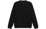 (WMNS) Burberry Pattern Round Neck Long Sleeves Pullover Hoodie Black 80243461