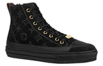 (WMNS) LOUIS VUITTON Stellar Ankle Sneakers 'Black Monogram' 1A95VN