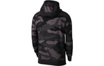 Nike camouflage sports zipped hooded jacket 'Grey' BV3625-021