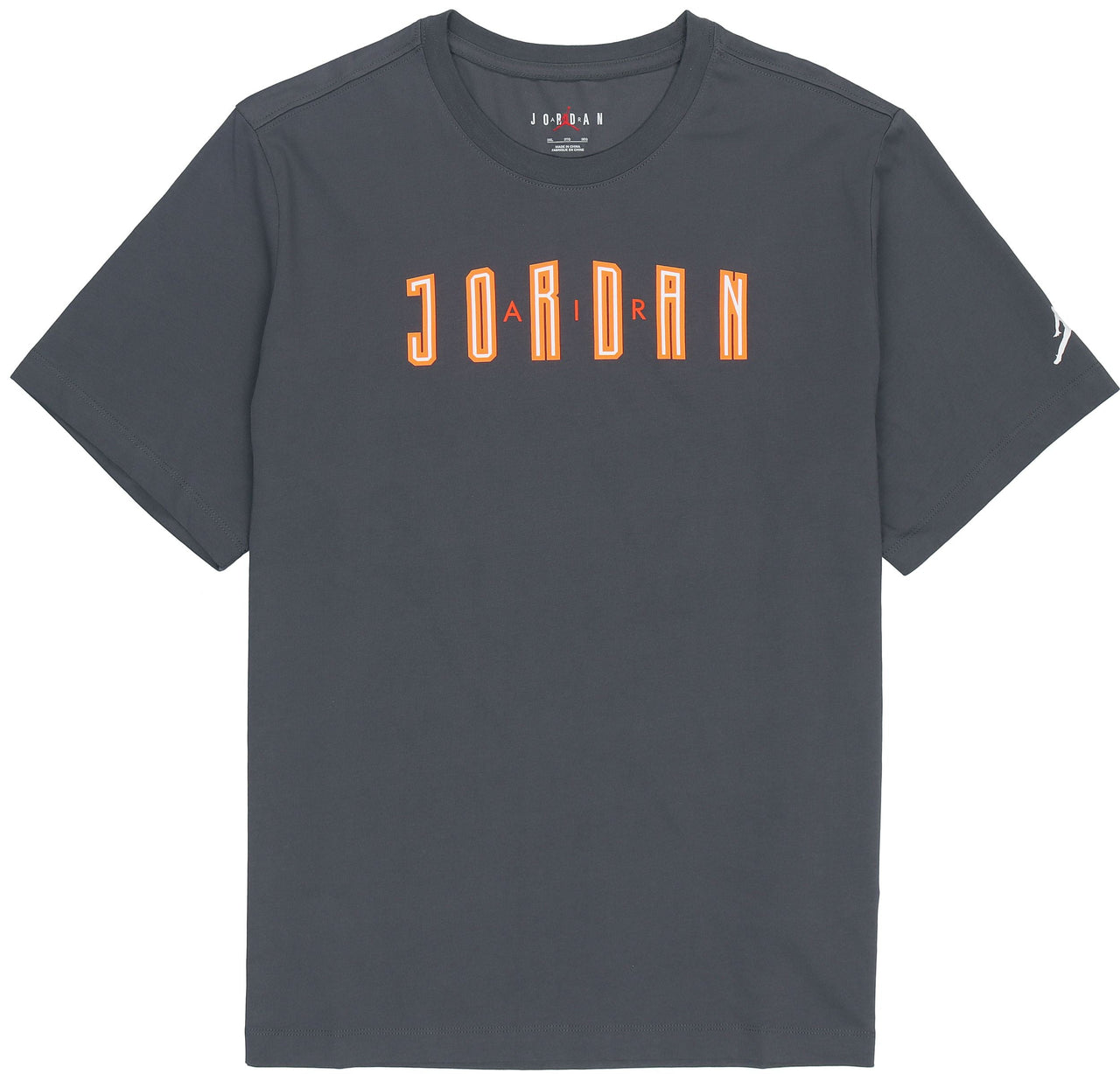 Air Jordan Sport Dna Sports Breathable Printing Casual Short Sleeve Gray DA9909-068