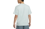 Men's Nike Geometry Pattern Printing Round Neck Pullover Short Sleeve Green T-Shirt DV0679-366
