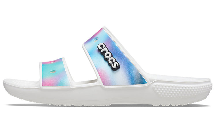 Crocs Classic Colorful Unisex Multi-Color White Sandals 207771-94S