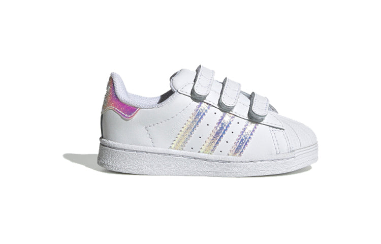 (TD) adidas Superstar Shoes 'Cloud White Metallic Silver' FV3657