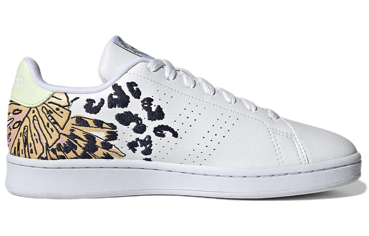 (WMNS) adidas x FARM Rio Advantage Court 'White Almost Lime' GZ4044