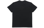 A Bathing Ape Half Zip Shark Tee 'Black' 1E30-110-006