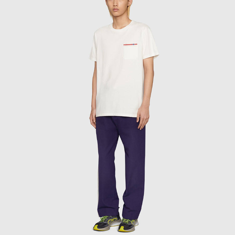 Gucci SS22 Cotton T-shirt with embroidery 'White' 673710-XJDVI-9088