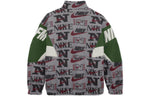 Nike Half-Zip logo fleece top 'Grey Green' DM4961-012