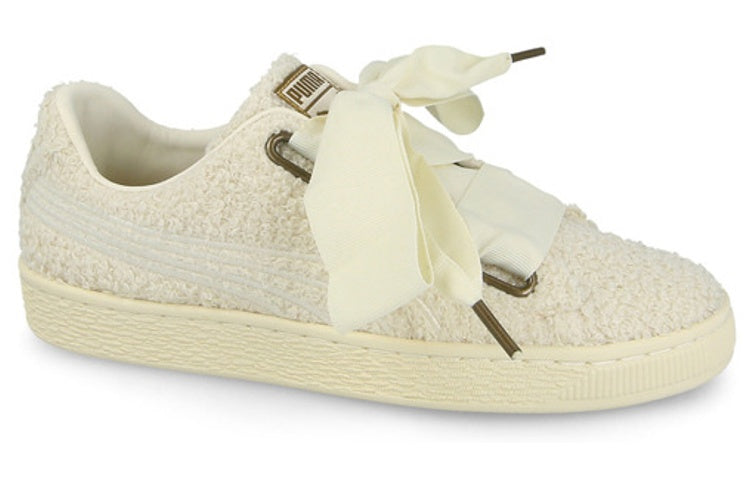 (WMNS) PUMA Basket Heart Teddy 'Cream y' 367030-01