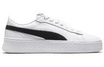 (WMNS) PUMA Smash Platform L 'White Black' 366487-12