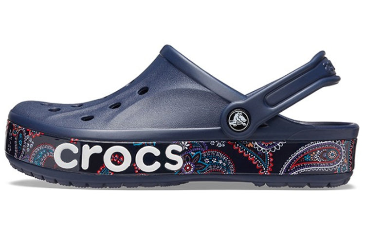 Crocs Bayaband Printing Sandals Unisex Blue 206233-410