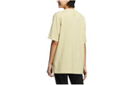 adidas neo Solid Color Alphabet Printing Round Neck Casual Short Sleeve Couple Style Yellow HS8841