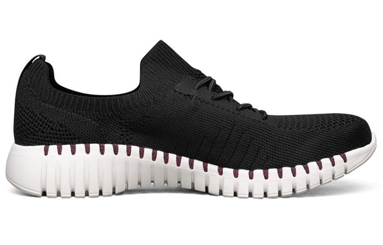 (WMNS) Skechers Go Walk Smart Running Shoes Black/White/Purple 124051-BKHP