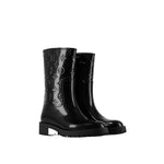 (WMNS) LOUIS VUITTON Drops Flat Half Boots 'Black' 1A8QUX
